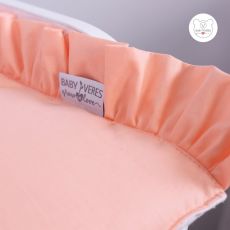 Пеленальний матрац 72х80 см Baby Veres Macaroon Peach, 0-12 міс, 100% бавовна, 1 пелюшка водонепроникна
